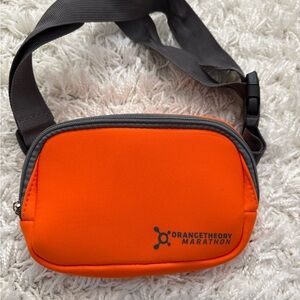 Orangetheory Marathon Orange and Gray Belt Bag